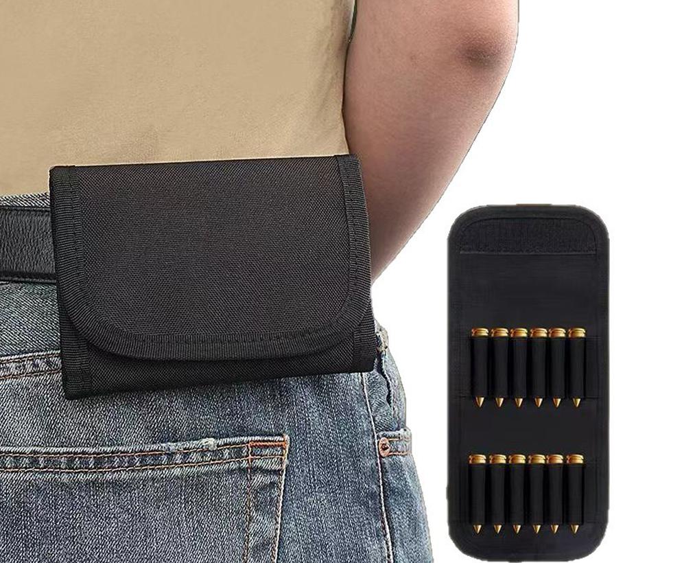 户外战术弹药袋12颗子弹袋枪包附件包MOLLE腰挂战术子弹包腰包 