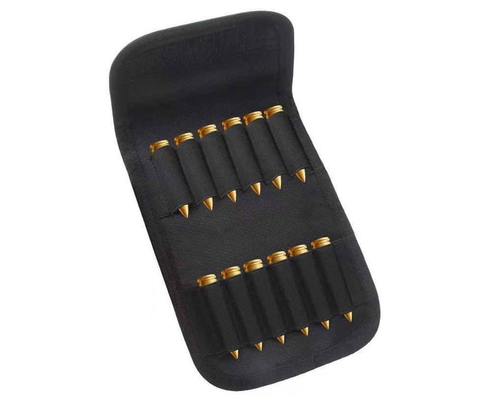 户外战术弹药袋12颗子弹袋枪包附件包MOLLE腰挂战术子弹包腰包 