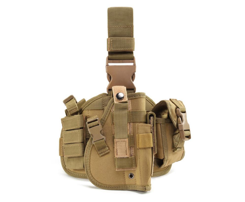 多功能腰式cs迷彩龙卷风枪套保护快拔套户外组合战术枪包