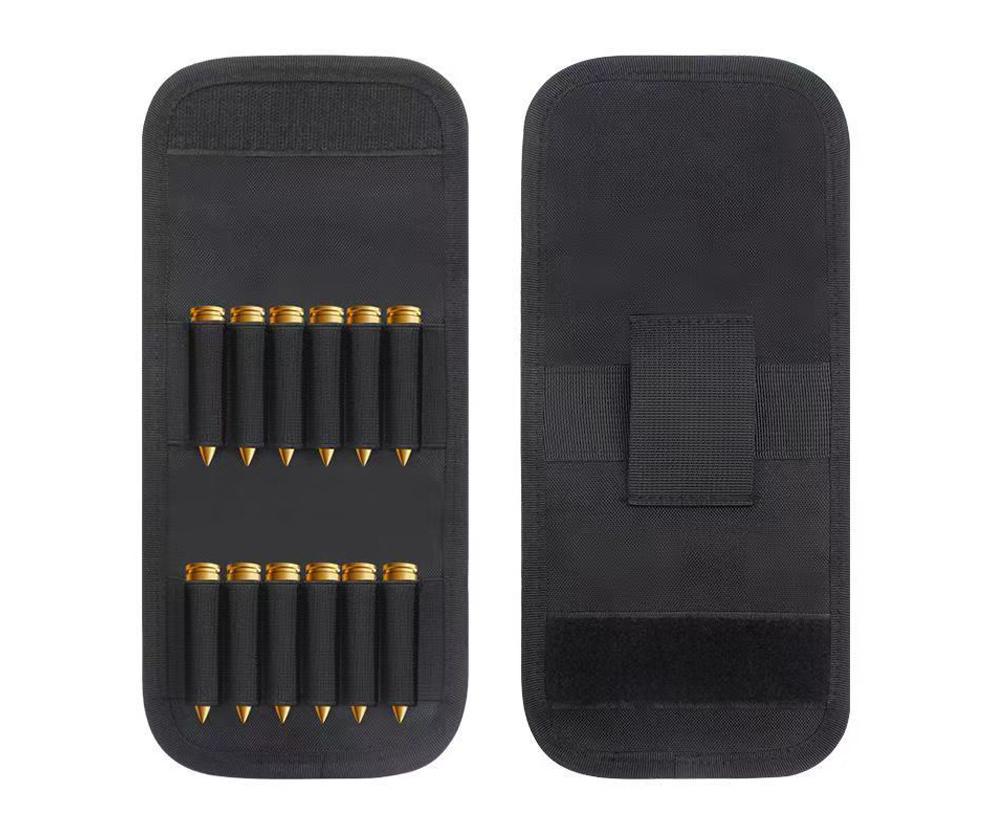 户外战术弹药袋12颗子弹袋枪包附件包MOLLE腰挂战术子弹包腰包