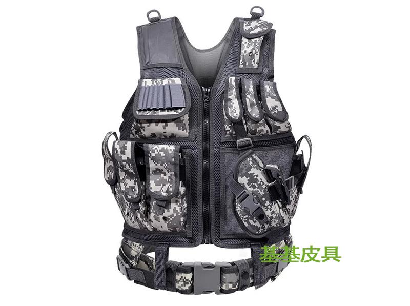 战术背心马甲网眼网孔透气耐磨户外训练执勤防护装备 