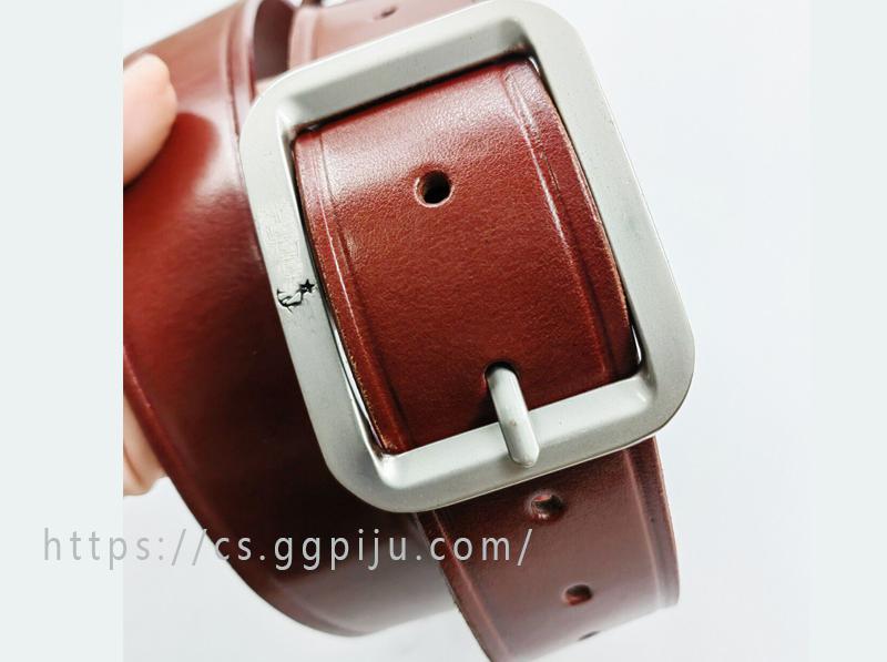 飞行员皮带针扣战术腰部配饰裤带4CM黄牛皮 